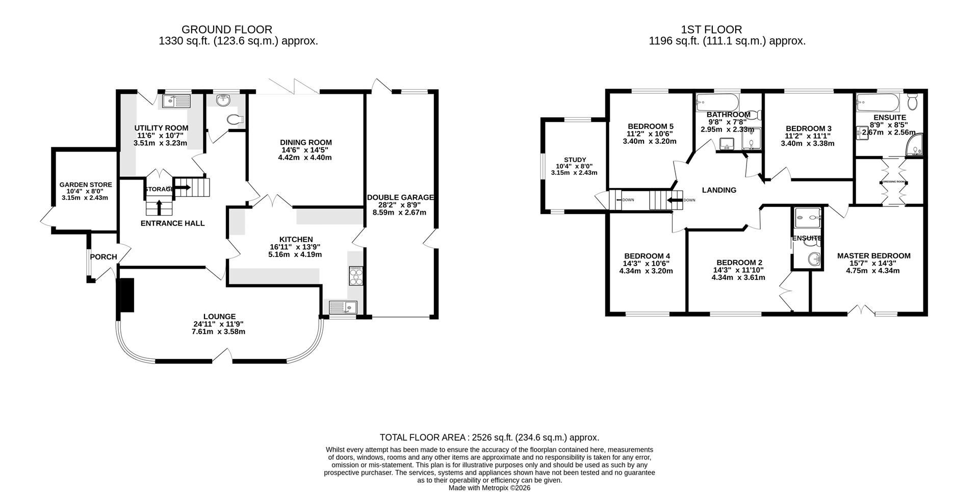 Floorplan - Kohima, Clay Head Road Baldrine. - Plan 1 of 1