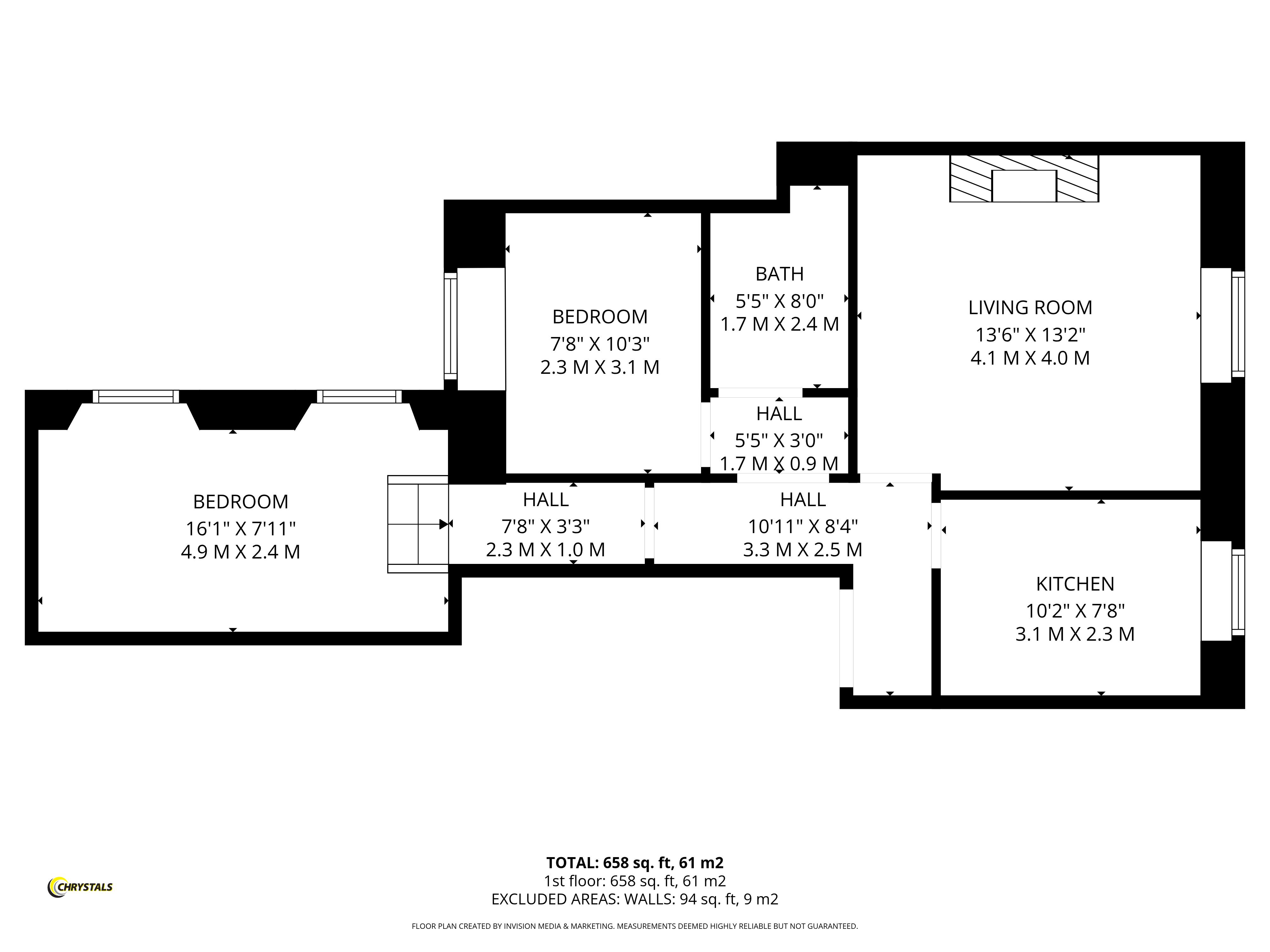 Floorplan - Flat 2, 11 Windsor Road, Douglas IM1 3LD. - Plan 1 of 1