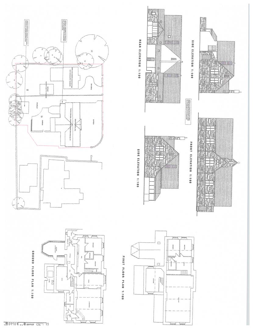 Floorplan - The Old School House, Main Road Sulby. - Plan 1 of 1