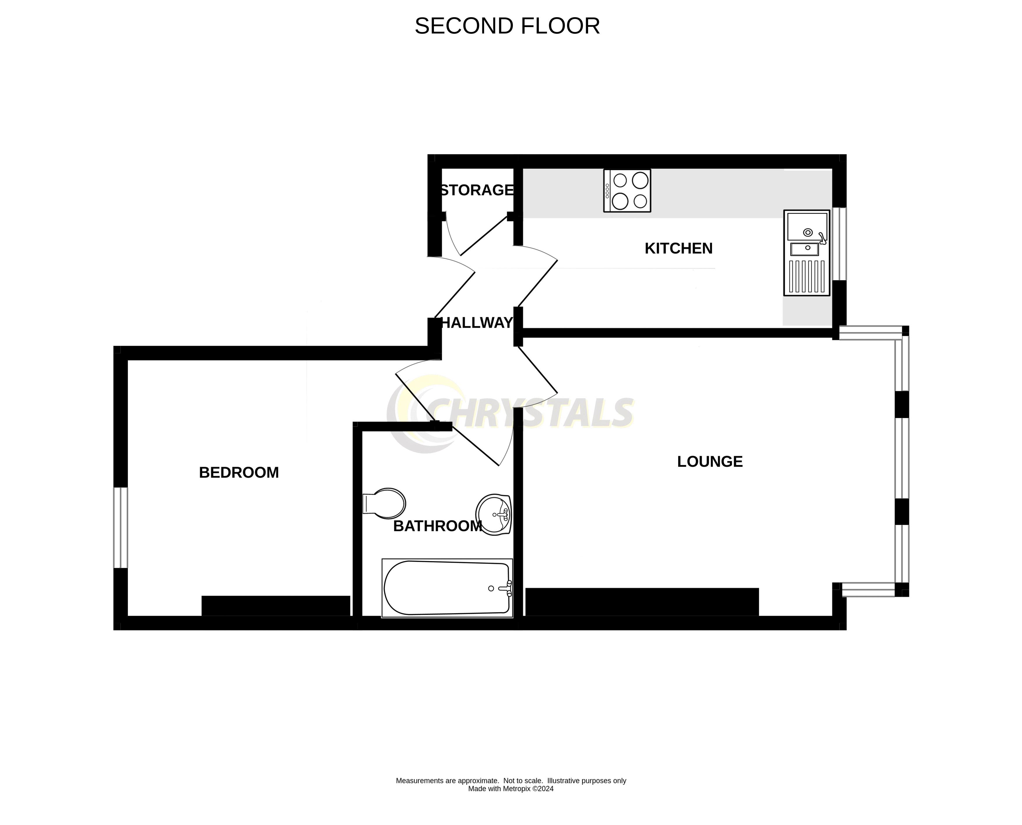 Floorplan - Flat 3, 22A Derby Road, Douglas IM2 3ET. - Plan 1 of 1