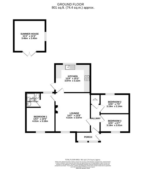 Floorplan - Fir View, Ballacraine St. Johns. - Plan 1 of 1
