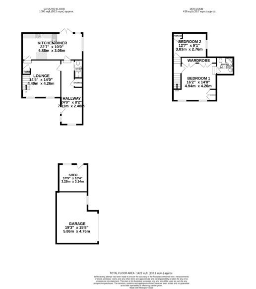 Floorplan - Greeba Cottage, Main Road Greeba. - Plan 1 of 1