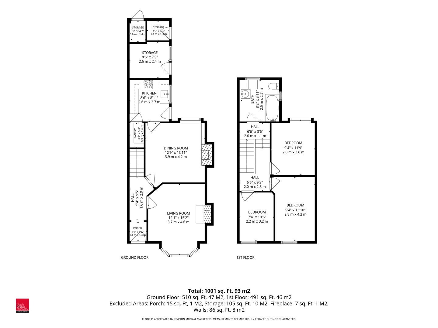 Floorplan - 27 Victoria Avenue Onchan. - Plan 1 of 1