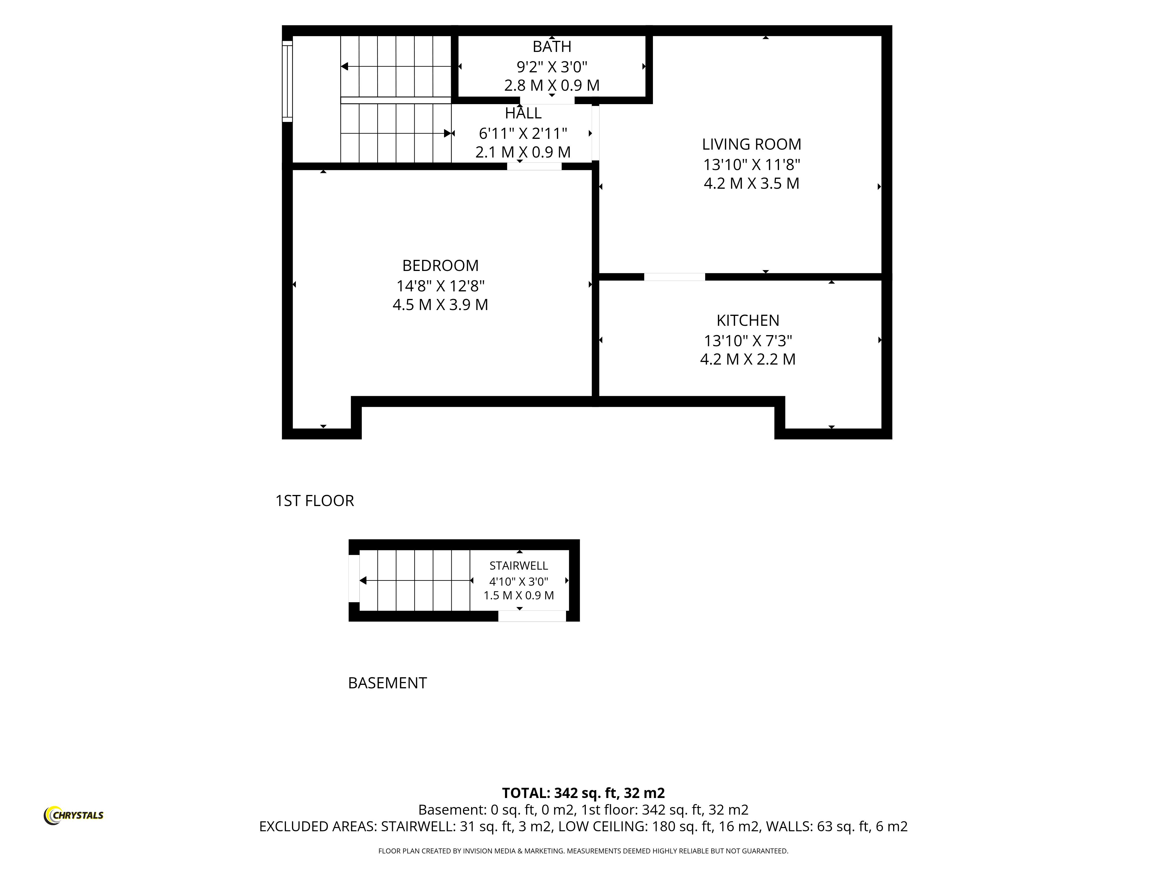 Floorplan - Flat 3, 24 Castle Street, Douglas IM1 2EZ. - Plan 1 of 1