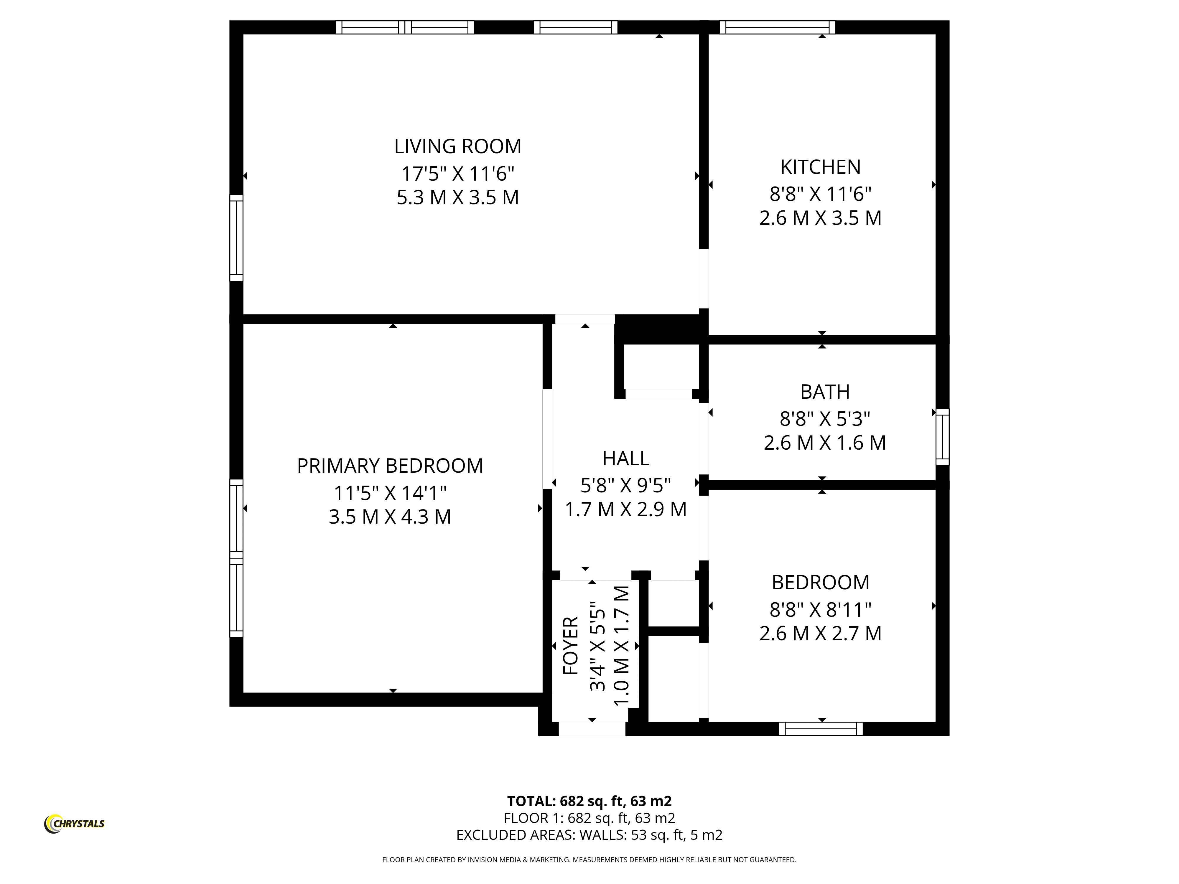 Floorplan - Flat 7B Balleigh Park, Ramsey IM8 3NL. - Plan 1 of 1