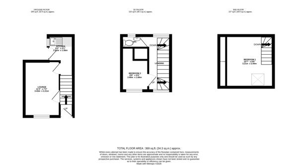 Floorplan - 7 Church Lane Peel. - Plan 1 of 1