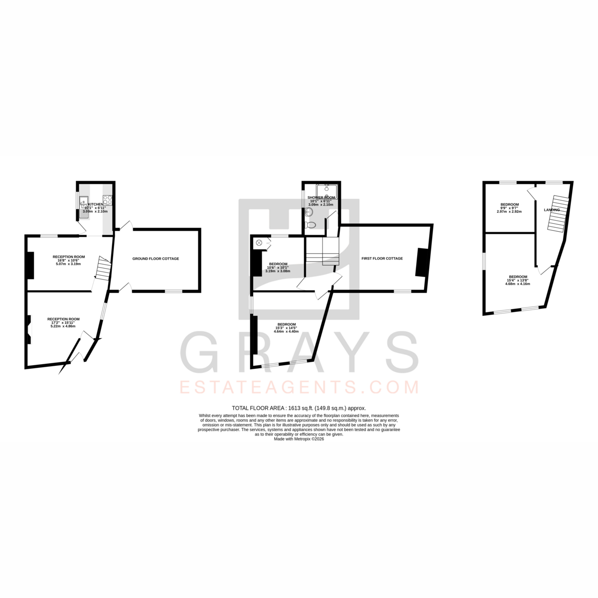 Floorplan - Church Lane, Isle Of Man, IM5 1, Peel. - Plan 1 of 1