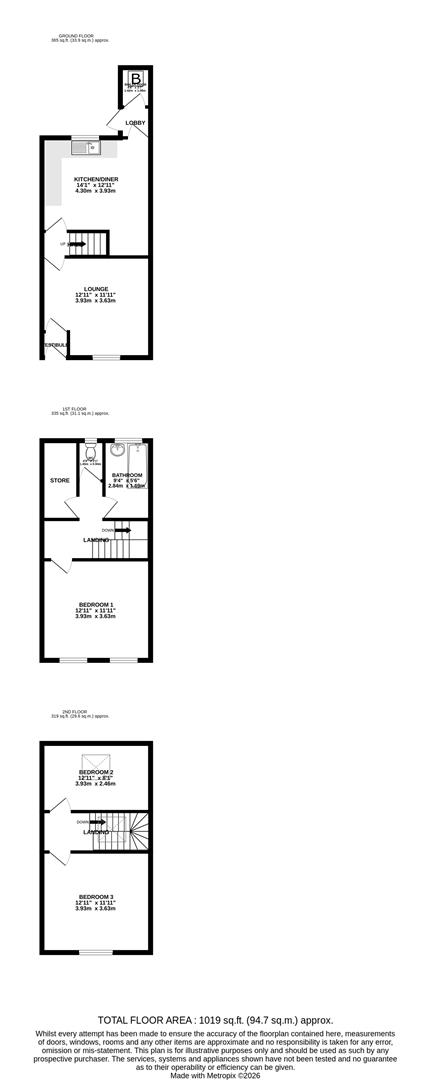 Floorplan - 39 Princes Street Douglas. - Plan 1 of 1