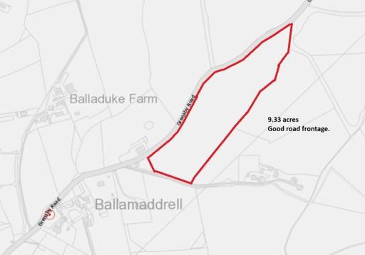 Approx.9.33 Acres, Agricultural Land Ballamaddrell, Grenaby Road Grenaby.