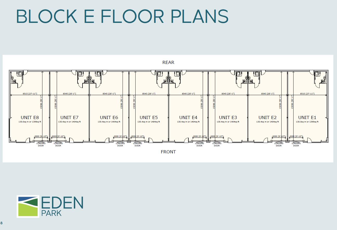 Floorplan - E3, E4, & E5, Eden Business Park Braddan. - Plan 1 of 1