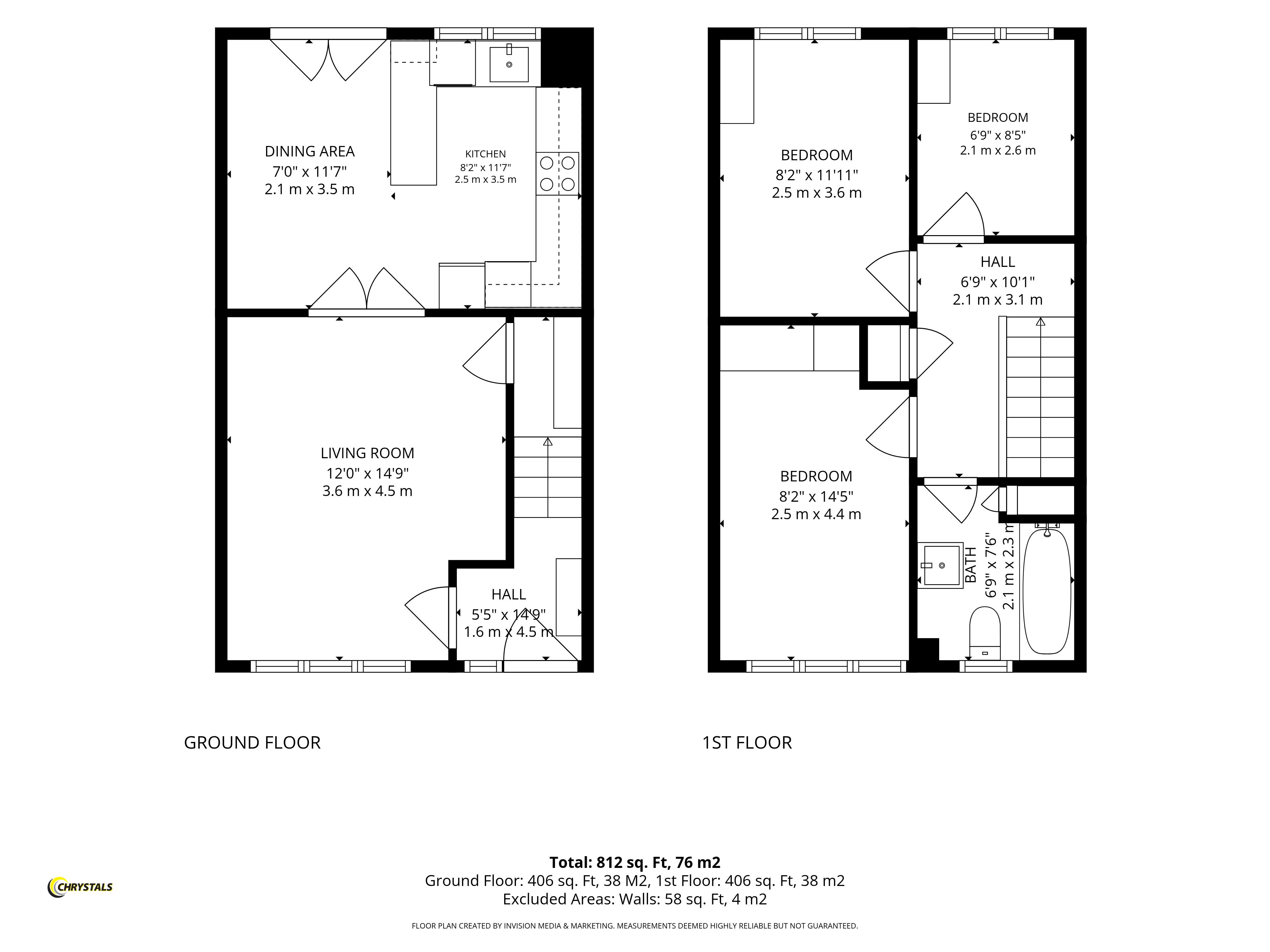 Floorplan - 53 Erin Way, Port Erin IM9 6EF. - Plan 1 of 1