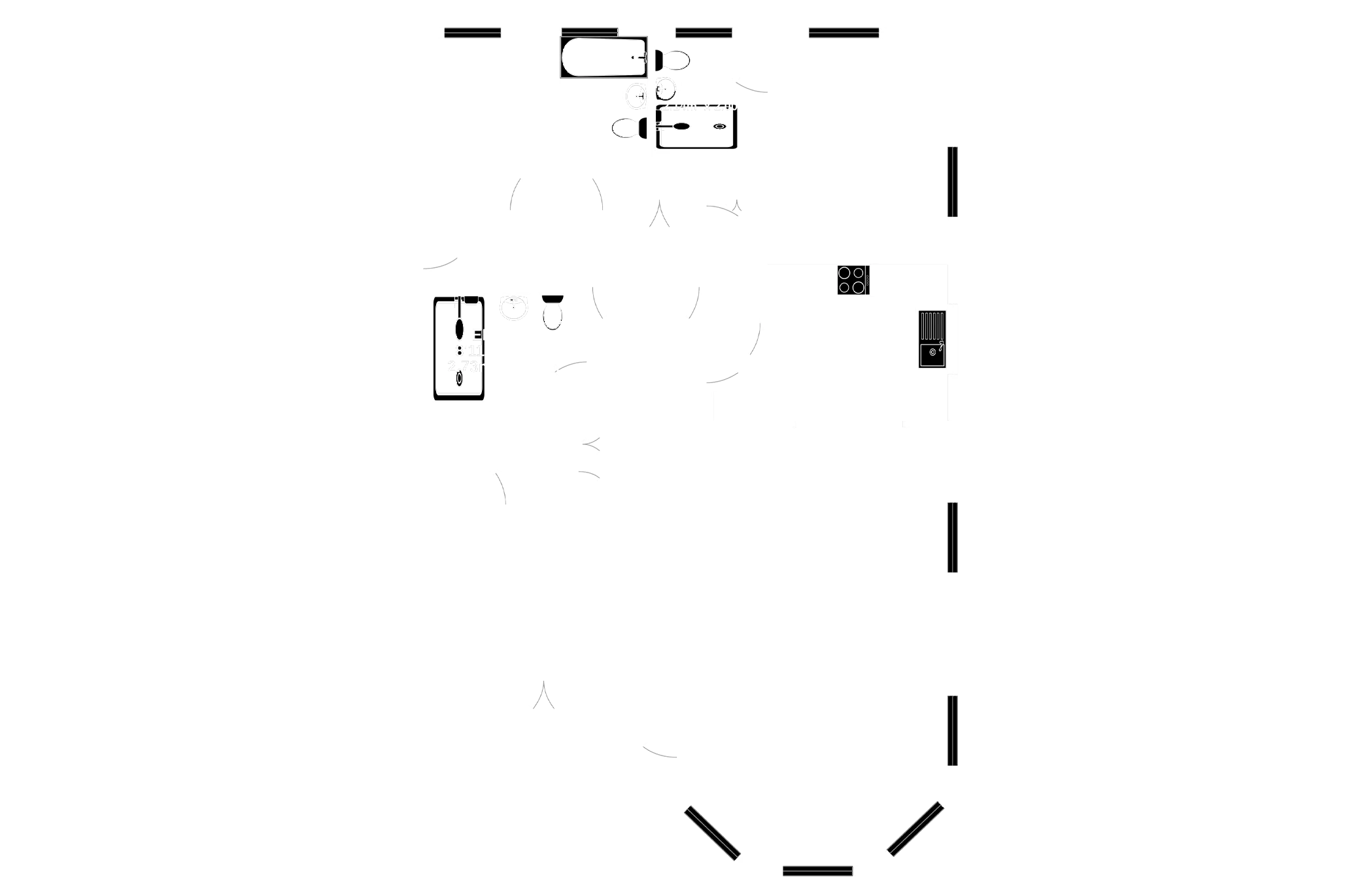 Floorplan - 11 Imperial Heights, Promenade, Port Erin. - Plan 1 of 1