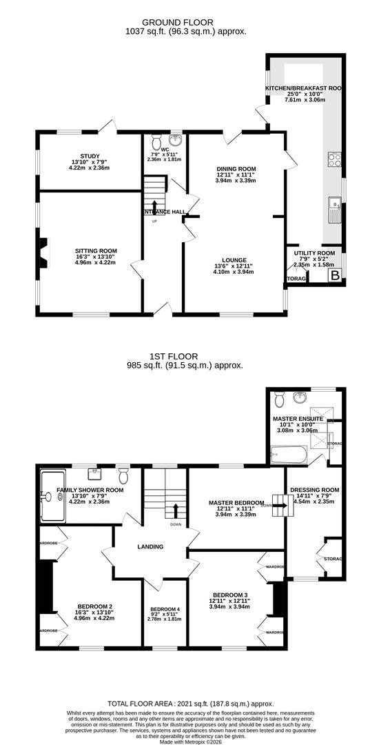 Floorplan - Lyndock, Bowring Road Ramsey. - Plan 1 of 1
