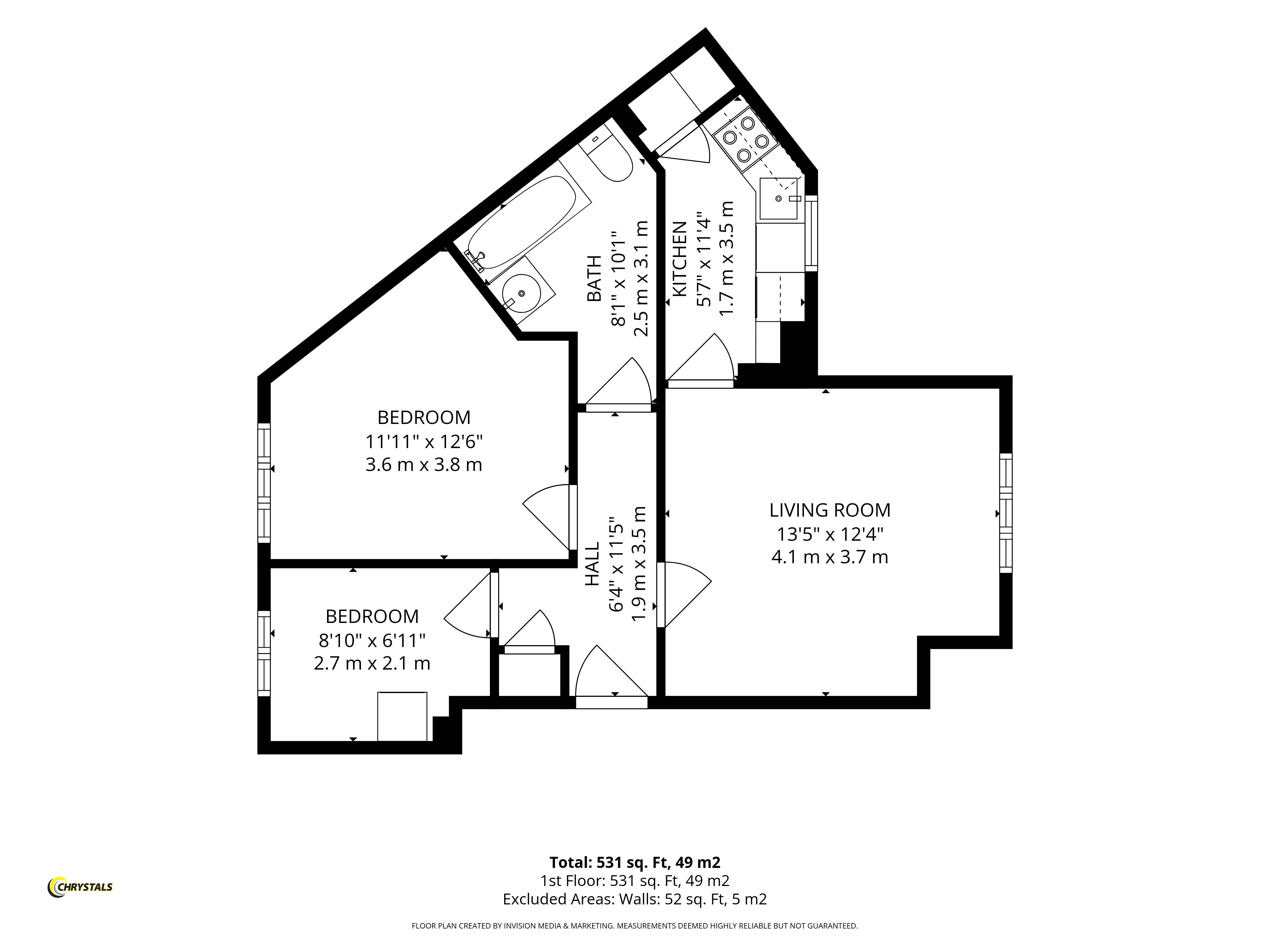 Floorplan - 15 Berry Woods Grove, Douglas IM2 7BY. - Plan 1 of 1