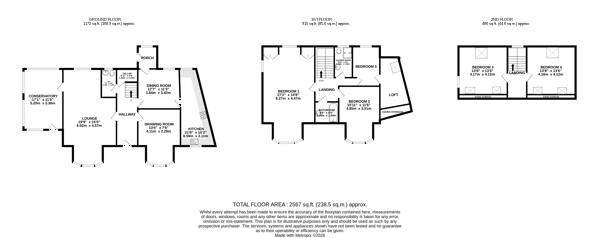 Floorplan - Ivie Cottage, Douglas Road Kirk Michael. - Plan 1 of 1
