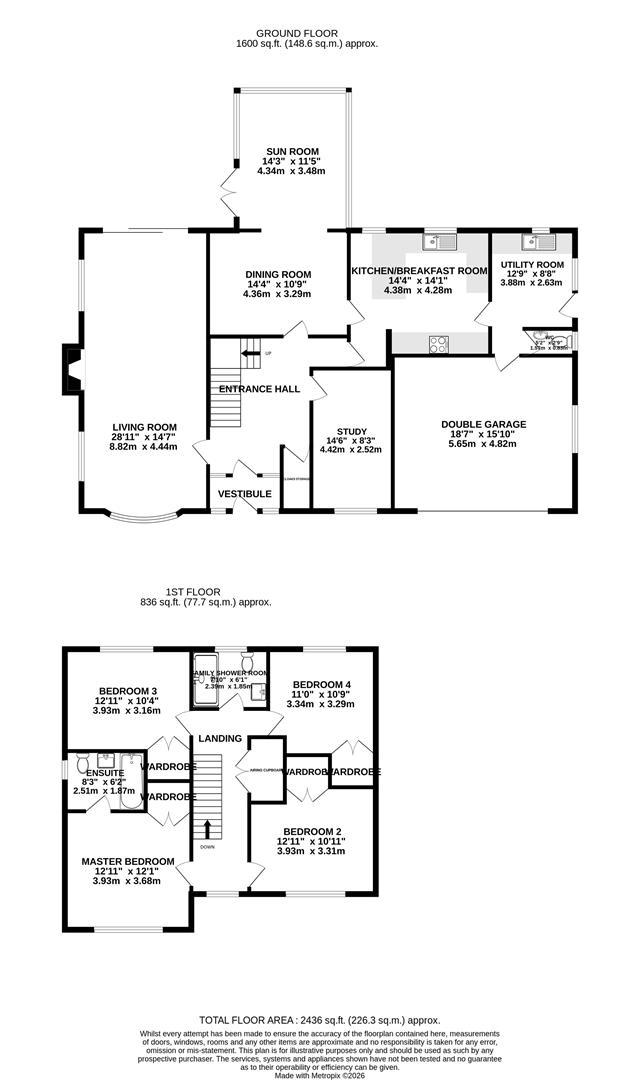 Floorplan - Garey Beg, Upper Ballastrooan Colby. - Plan 1 of 1