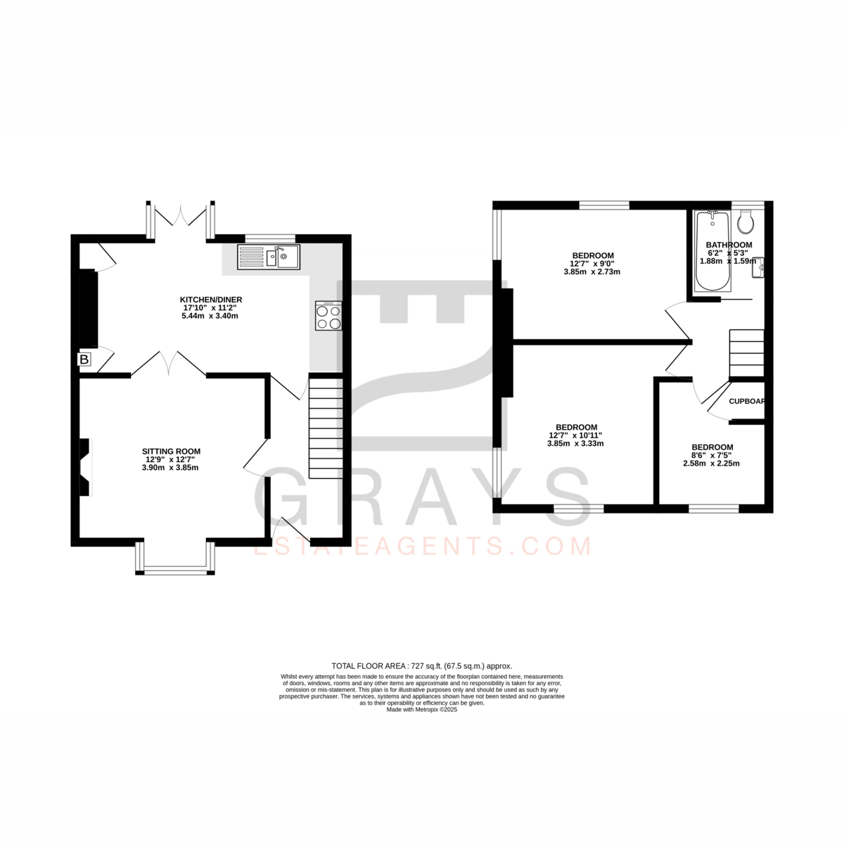 Floorplan - Eyreton Road, Isle Of Man, IM4 4, Glen Vine. - Plan 1 of 1