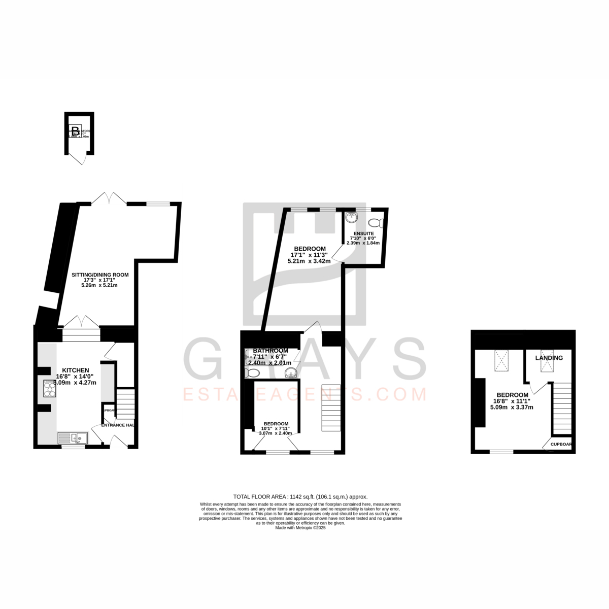 Floorplan - Michael Street, Isle Of Man, IM5 1, Peel. - Plan 1 of 1