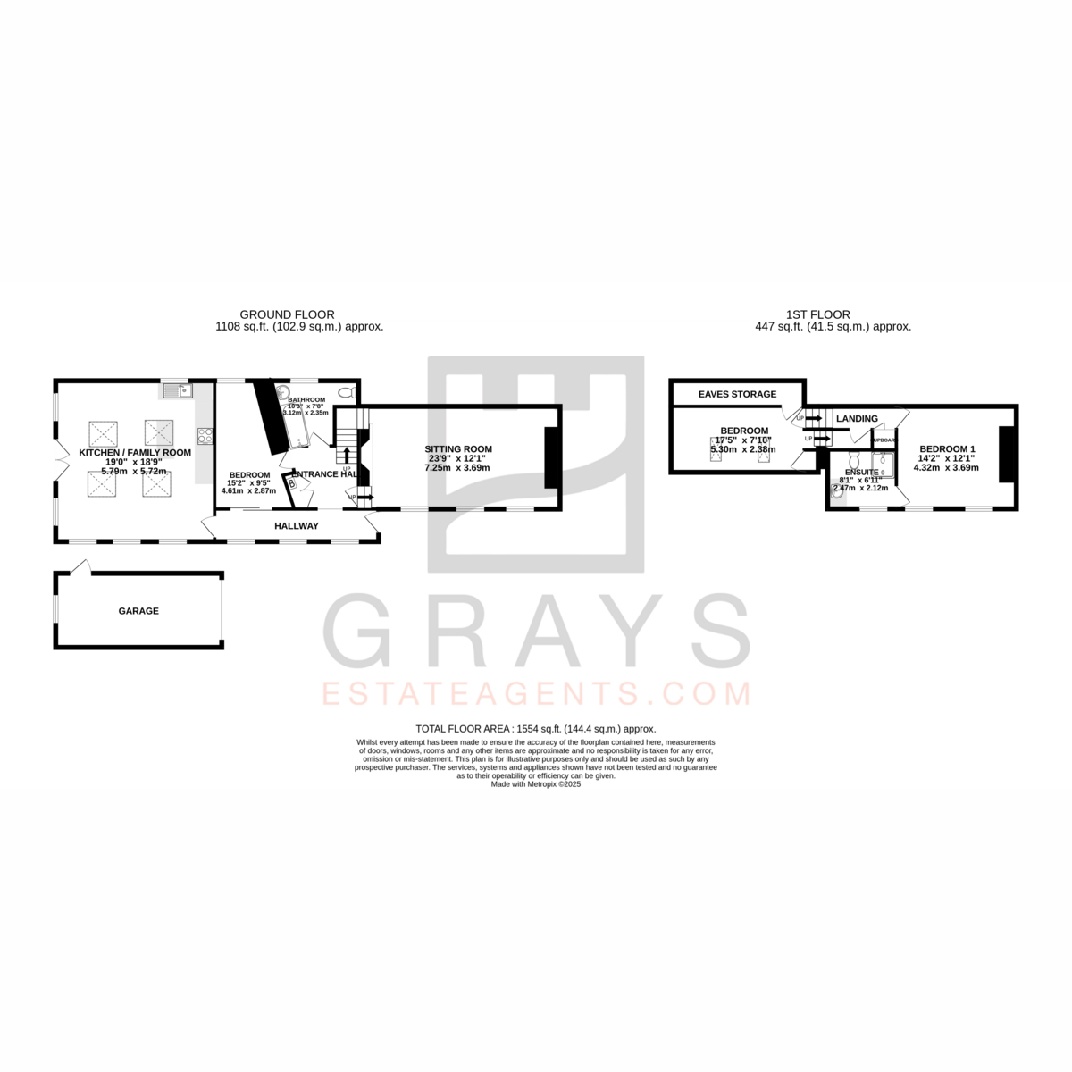 Floorplan - Lhergydhoo, Isle Of Man, IM5 2, Peel. - Plan 1 of 1
