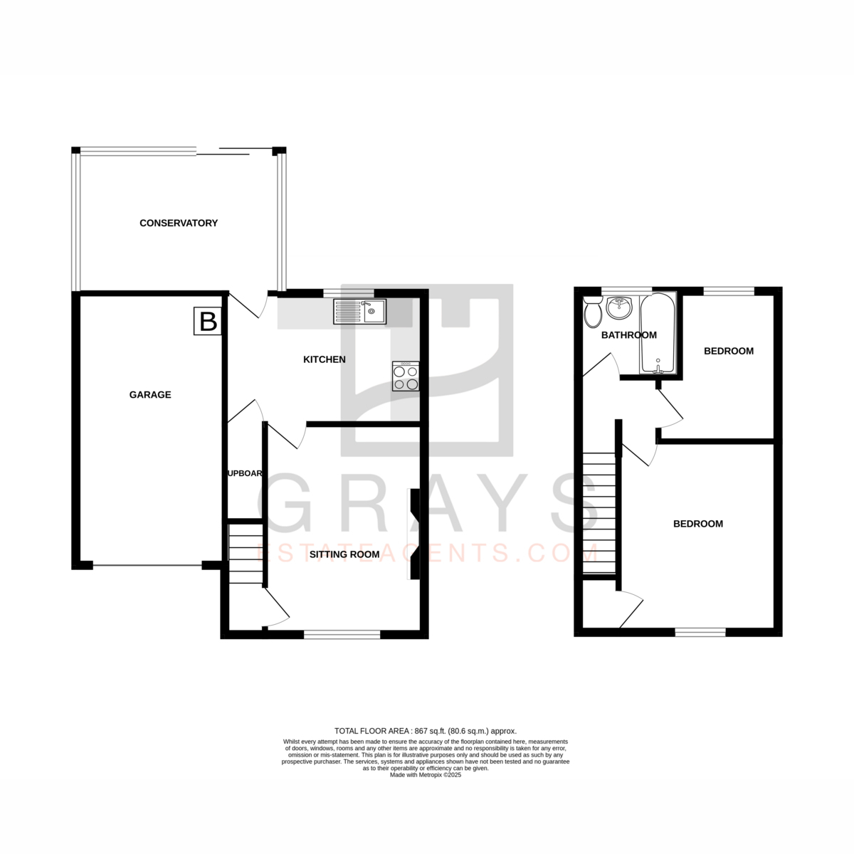 Floorplan - Cronk Avenue, Isle Of Man, IM3 3. - Plan 1 of 1