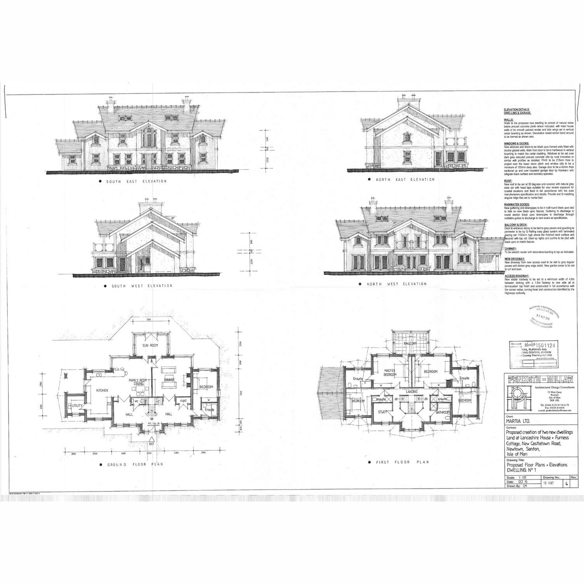 Floorplan - Main Road, Isle Of Man, IM4 1, Santon. - Plan 1 of 2