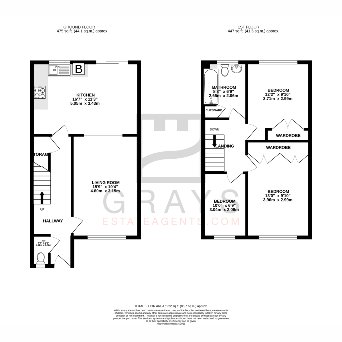 Floorplan - Harcroft Terrace, Isle Of Man, IM2 1, Douglas. - Plan 1 of 1