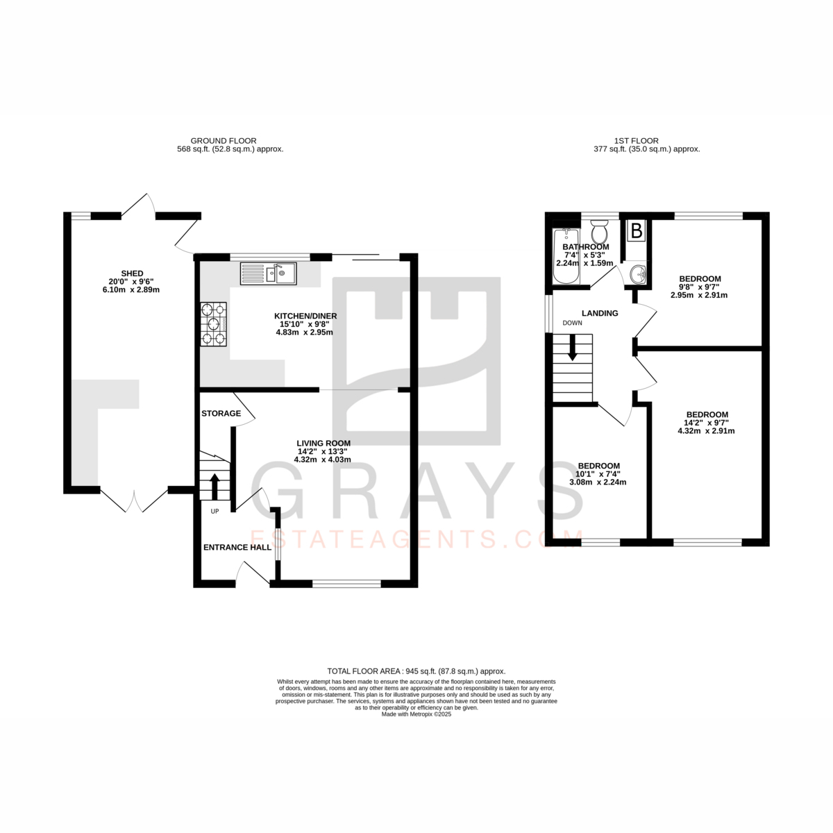 Floorplan - Close Quirk, Isle Of Man, IM2 2, Douglas. - Plan 1 of 1