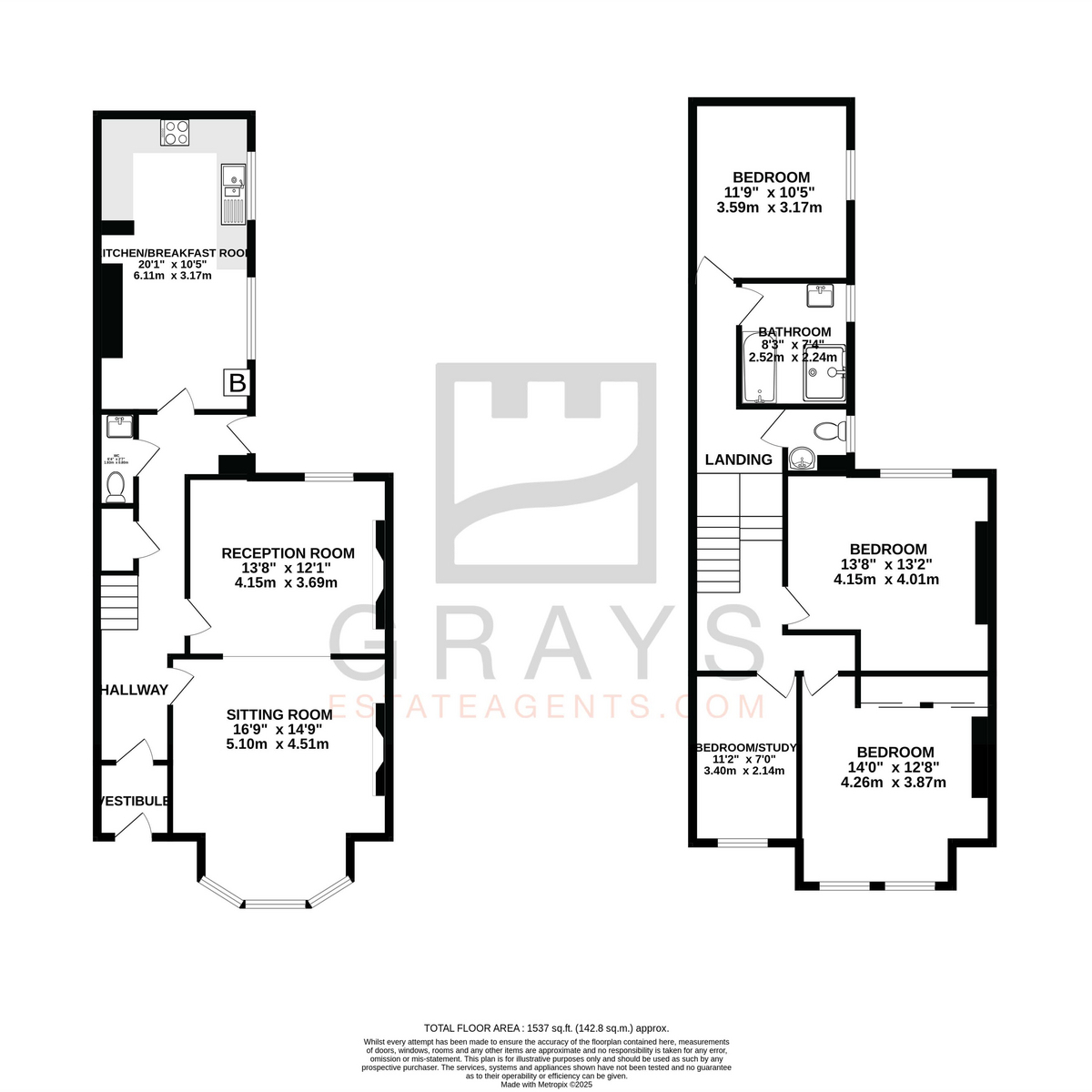 Floorplan - Hawarden Avenue, Douglas, IM1 4. - Plan 1 of 1