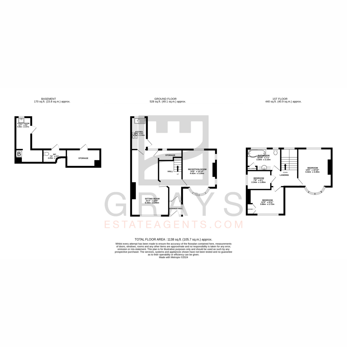 Floorplan - Whitebridge Road, Isle Of Man, IM3 4, Onchan. - Plan 1 of 1