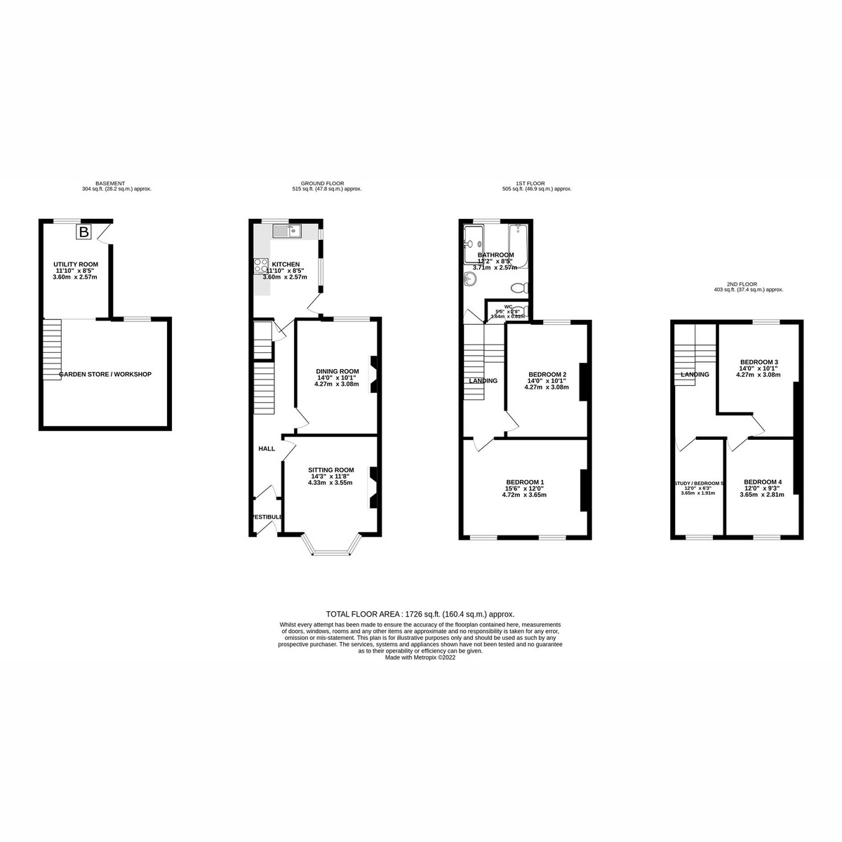 Floorplan - Lower Dukes Road, Isle Of Man, IM2 4, Douglas. - Plan 1 of 1