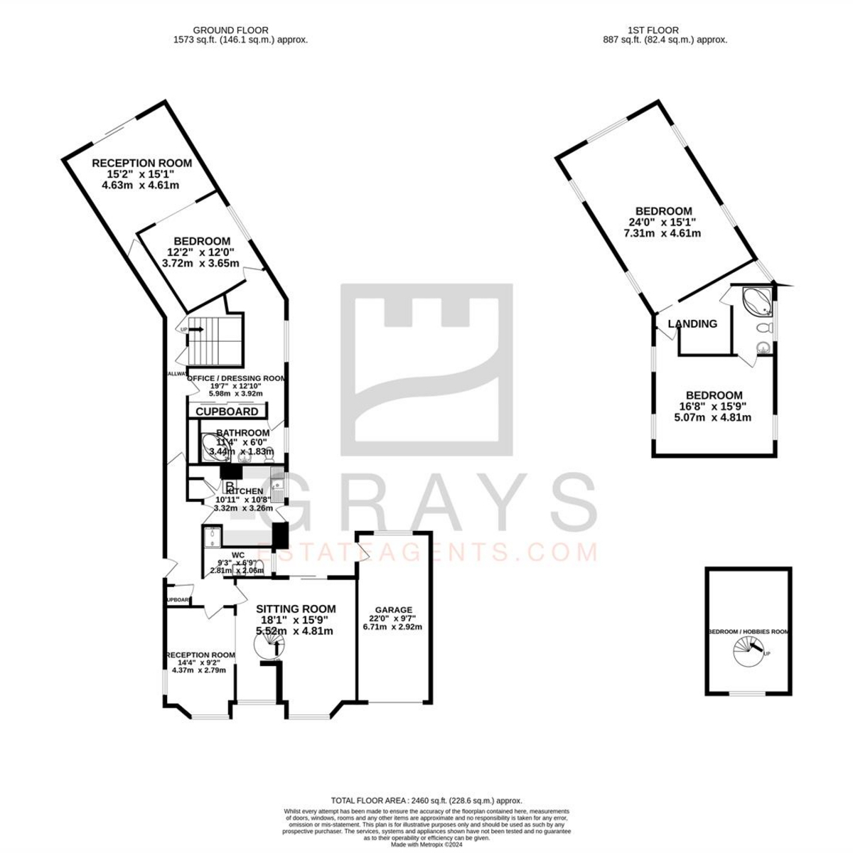 Floorplan - Main Road, Isle Of Man, IM4 4, Crosby. - Plan 1 of 1