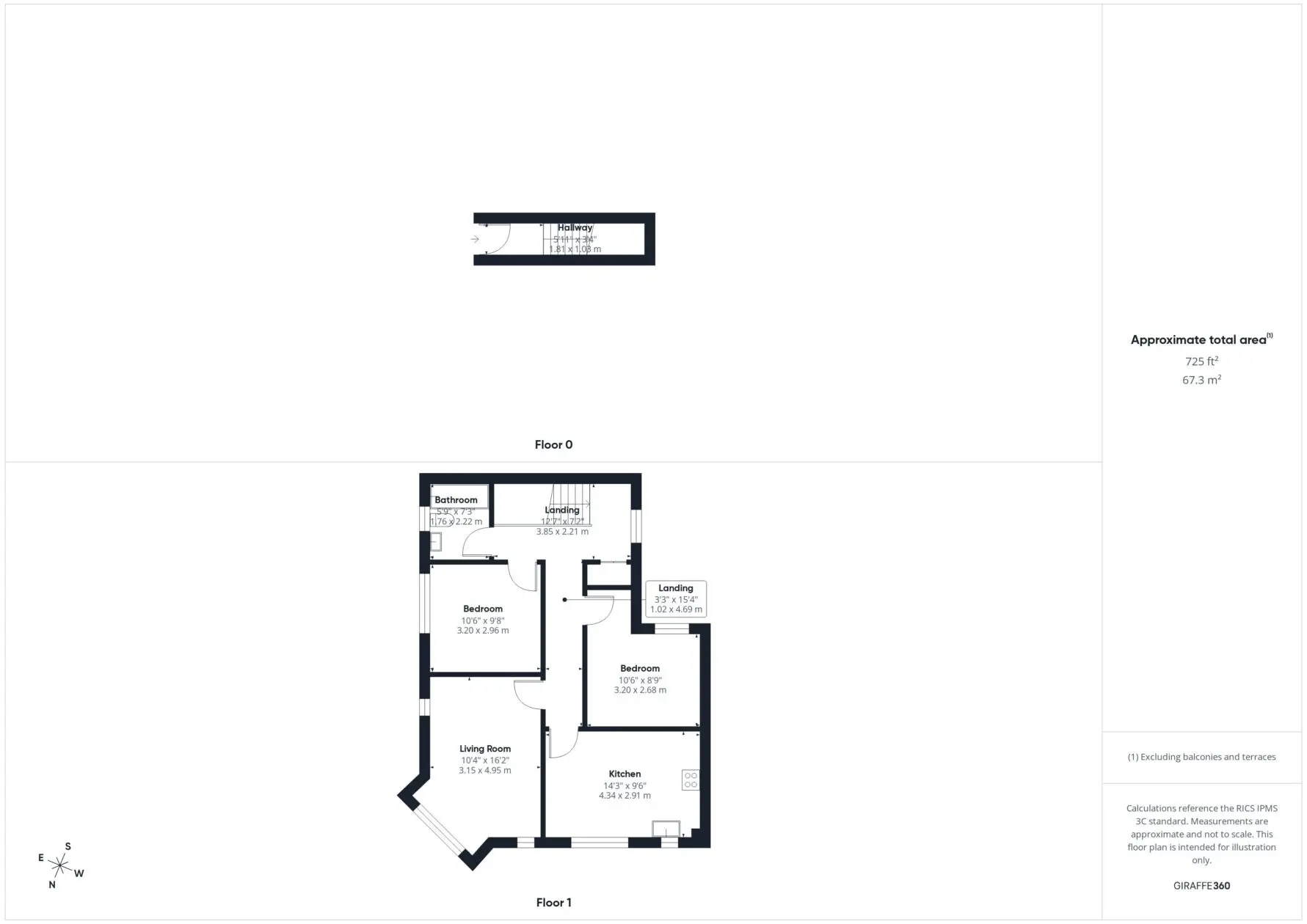 Floorplan - 5 Fenella Court, Douglas, Isle Of Man, Isle Of Man, IM2 6PH. - Plan 1 of 1