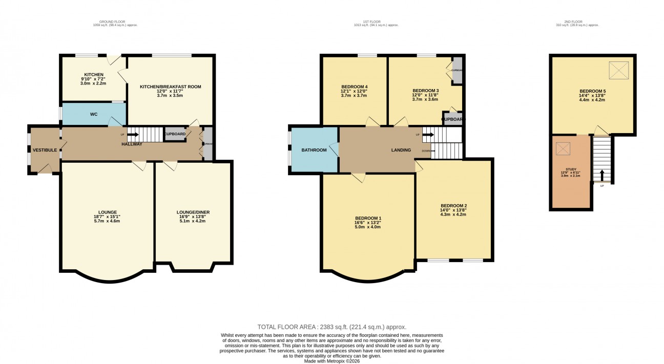 Floorplan - 17, Selborne Drive, Douglas, IM2 3LR. - Plan 1 of 1