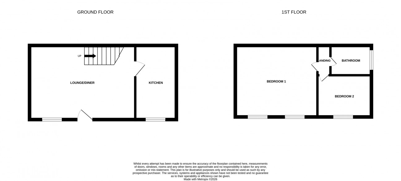 Floorplan - The Old Mill, Main Road, Baldrine, IM4 6DX. - Plan 2 of 2