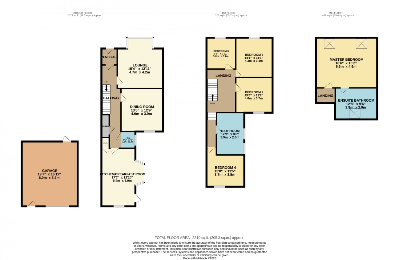 Floorplan - 18, Brunswick Road, Isle of Man, IM2 3LQ, Douglas. - Plan 1 of 1