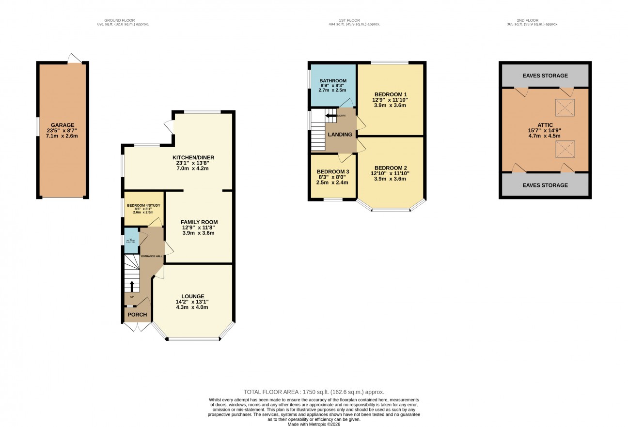 Floorplan - 29, Sunningdale Drive, Onchan, IM3 1EL. - Plan 1 of 1
