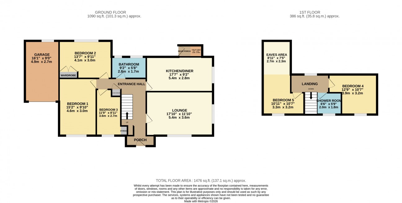 Floorplan - 8, Ballagarey Road, Glen Vine, Isle of Man, IM4 4EA. - Plan 1 of 1