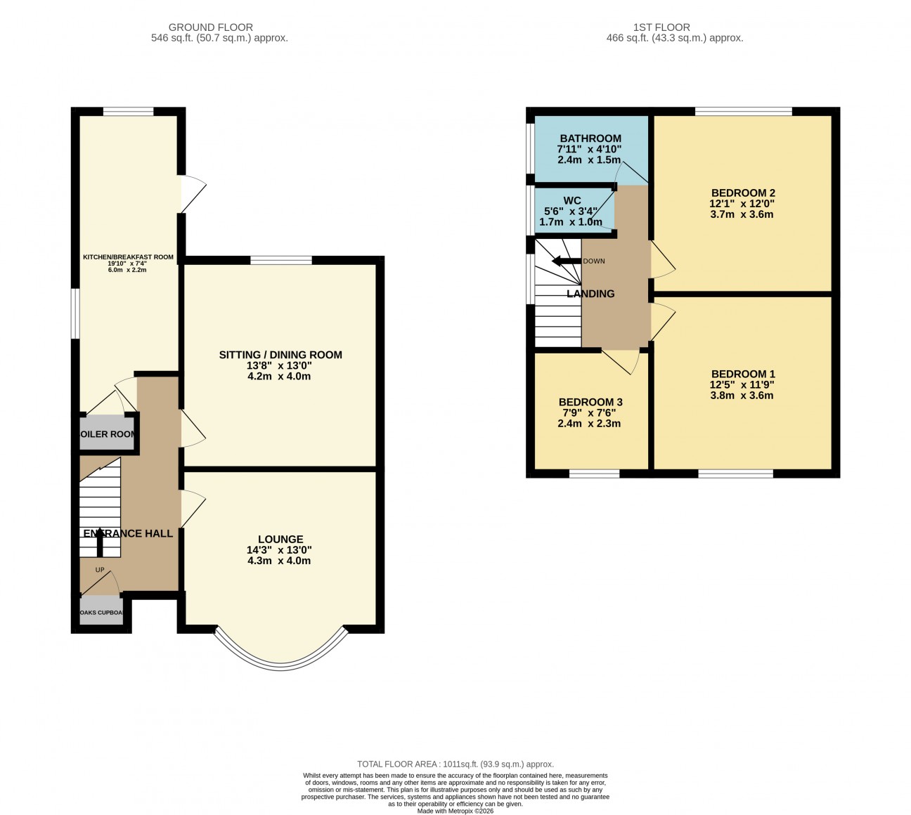 Floorplan - 23, Terence Avenue, Douglas, IM2 5BN. - Plan 1 of 1