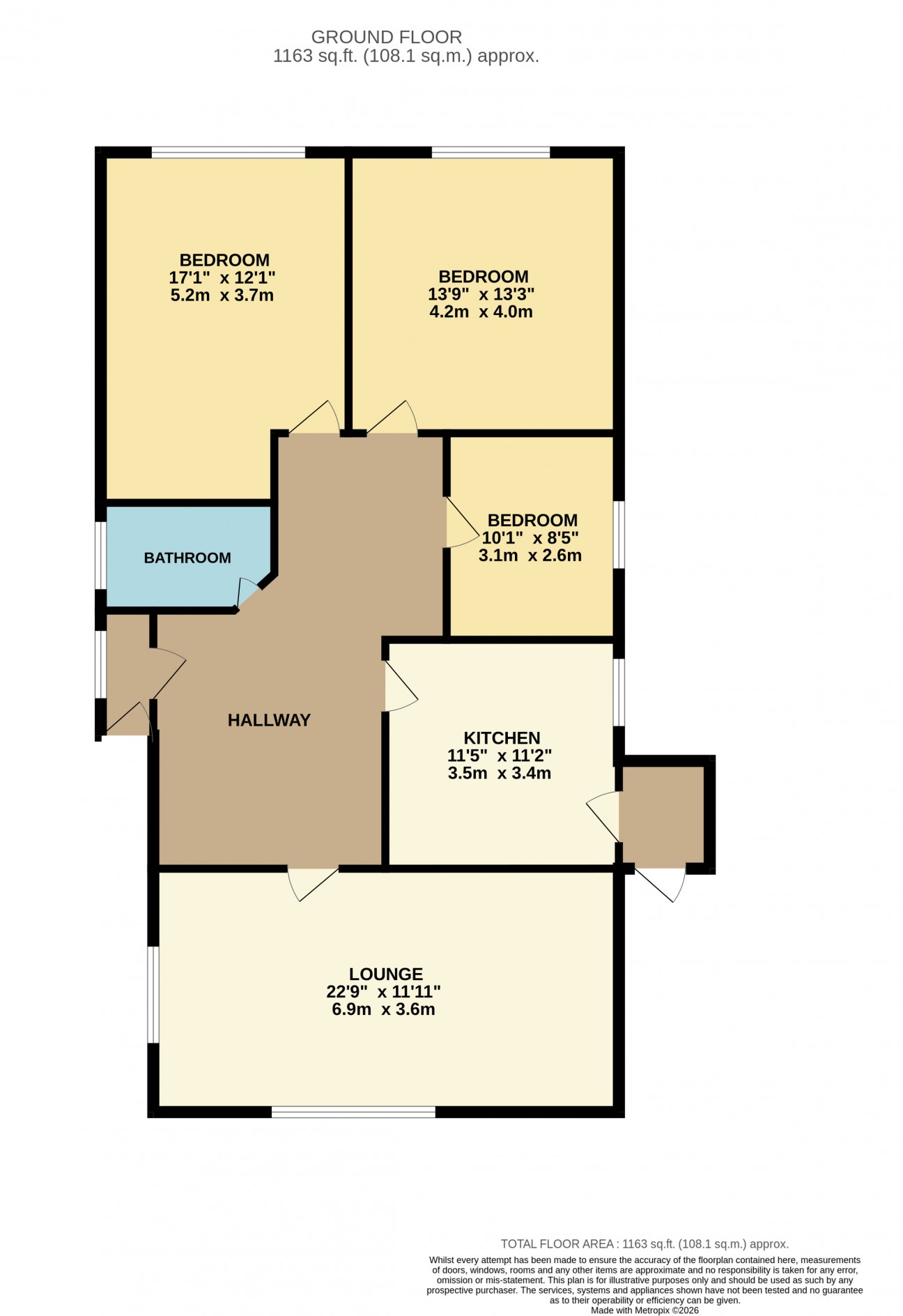 Floorplan - 25, Cooil Breryk, Ramsey, IM8 3HL. - Plan 1 of 1