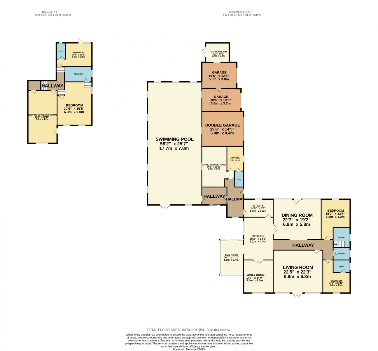 Floorplan - Ballanoa, Andreas Road, Ramsey, IM7 4EE. - Plan 1 of 1