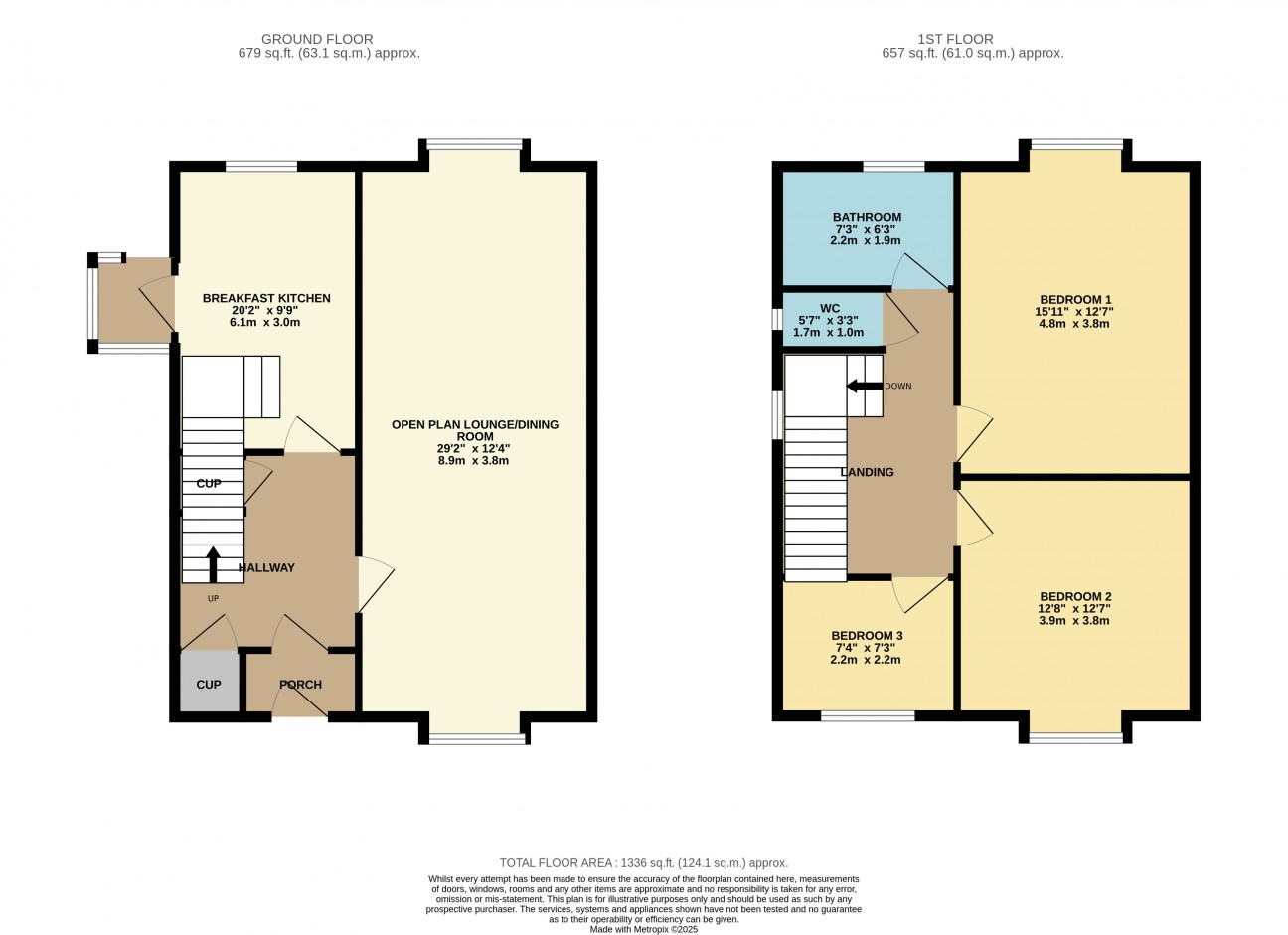 Floorplan - 54, Westbourne Drive, Douglas, IM1 4BA. - Plan 1 of 1