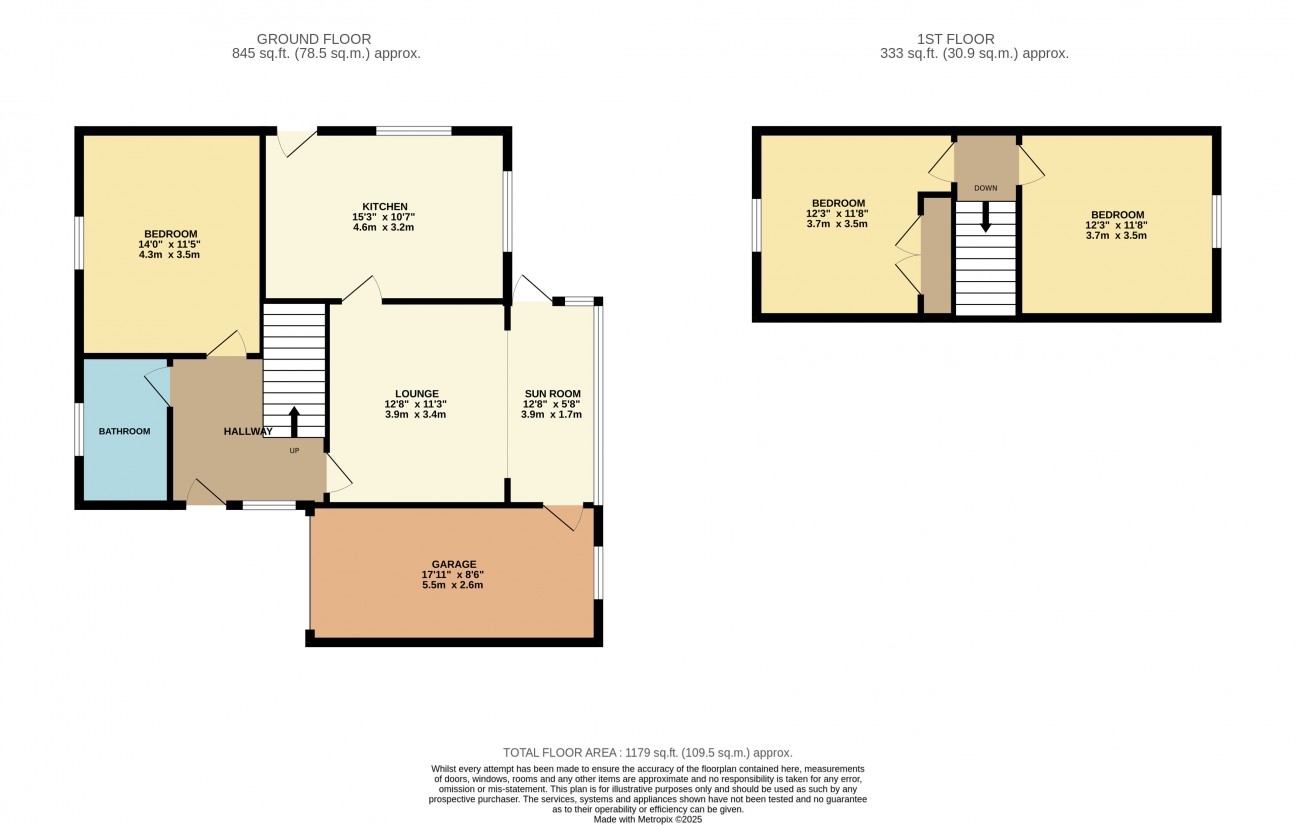 Floorplan - 3, Mount View Close, Onchan, IM3 4BR. - Plan 1 of 1