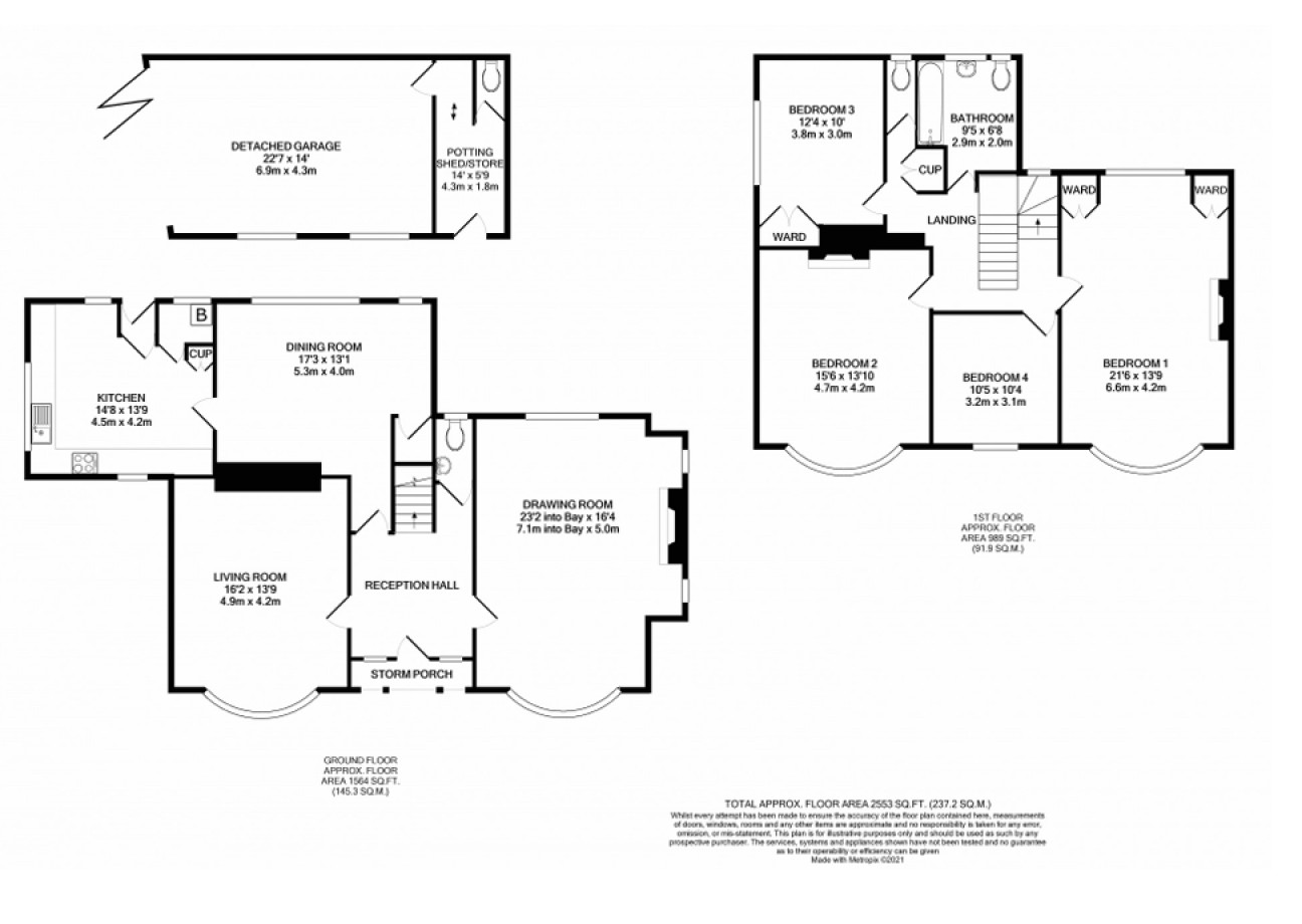 Floorplan - Cherrihurst, Princes Road, Douglas, Isle of Man, IM2 4HY. - Plan 1 of 1