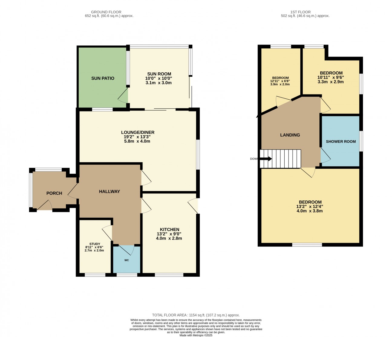 Floorplan - 8, Hilltop View, Douglas, IM2 2LA. - Plan 1 of 1