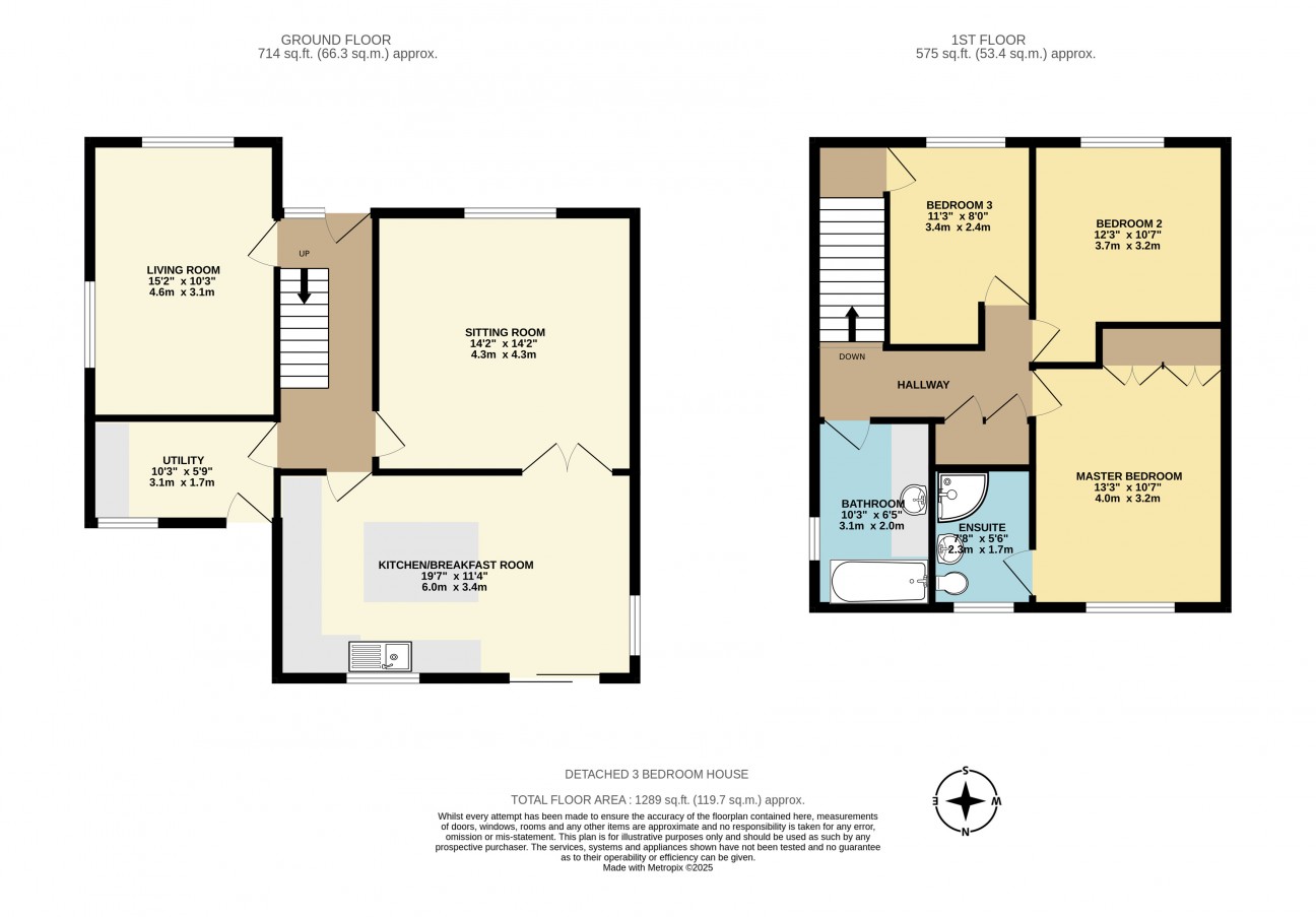 Floorplan - 16, Park Close, Glen Vine, Isle of Man, IM4 4HB. - Plan 1 of 1