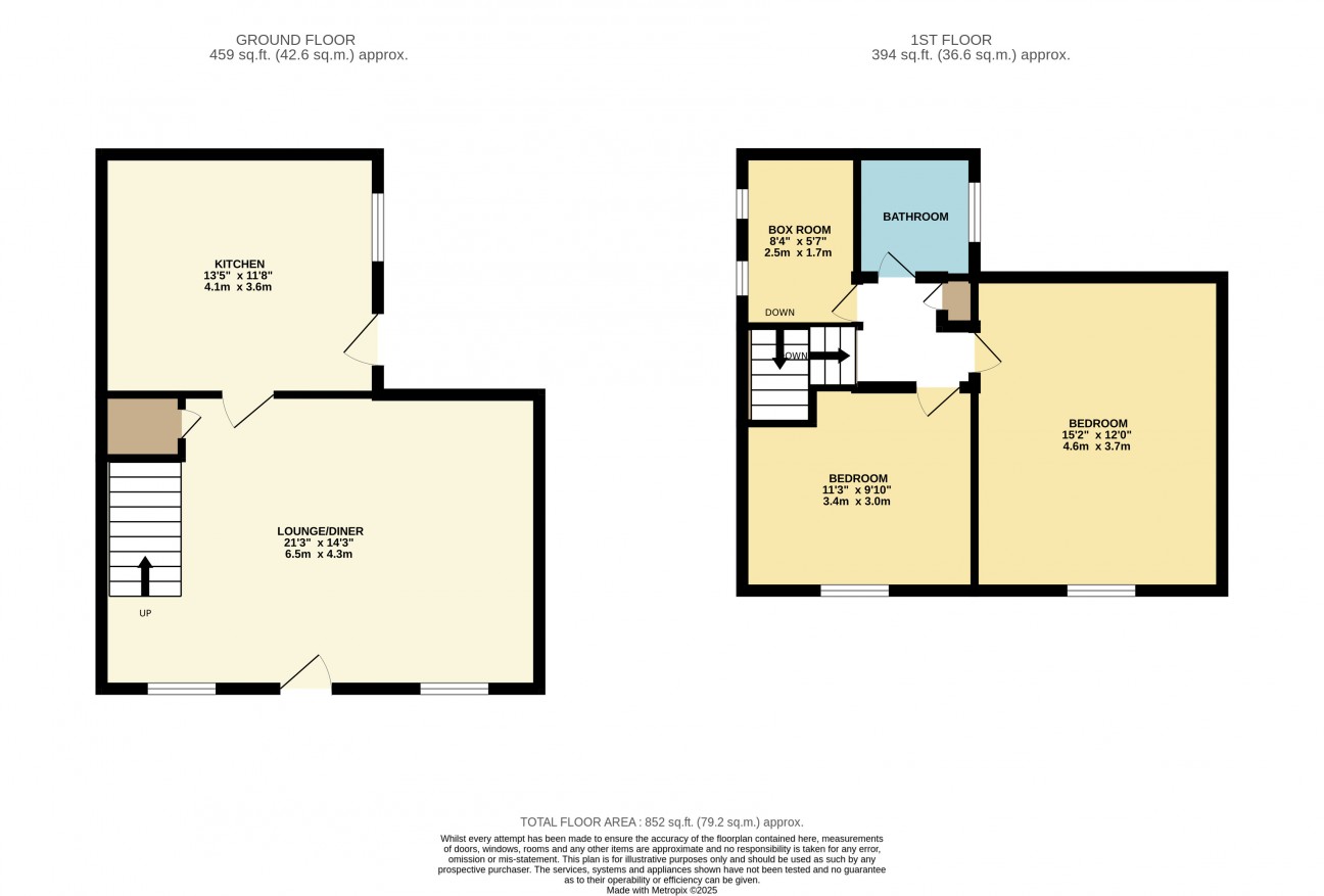 Floorplan - 2, Bridge Road, Ballasalla, IM9 3DA. - Plan 1 of 1