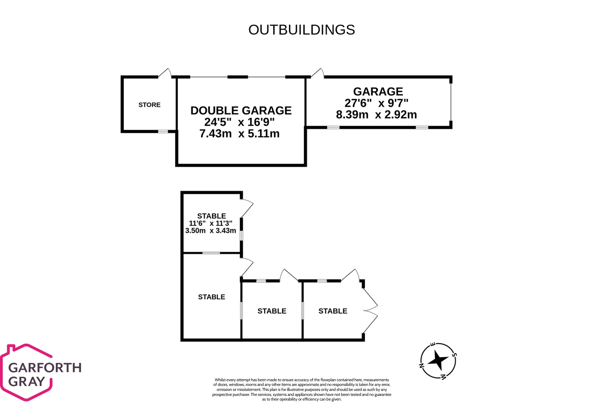 Floorplan - Ballamoar Coach House, Ramsey Road, Laxey. - Plan 1 of 3