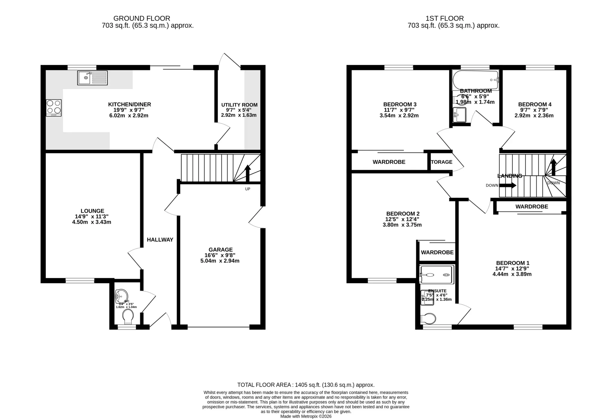 Floorplan - 90 Royal Park, Ramsey. - Plan 1 of 1