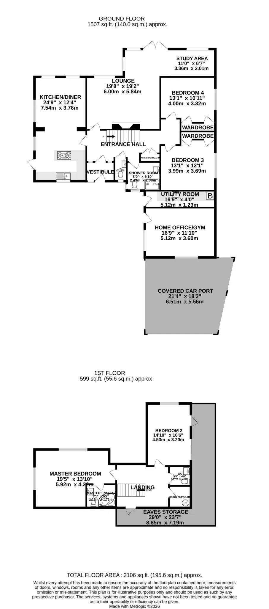 Floorplan - Grianane, Groves Road, Douglas. - Plan 1 of 1