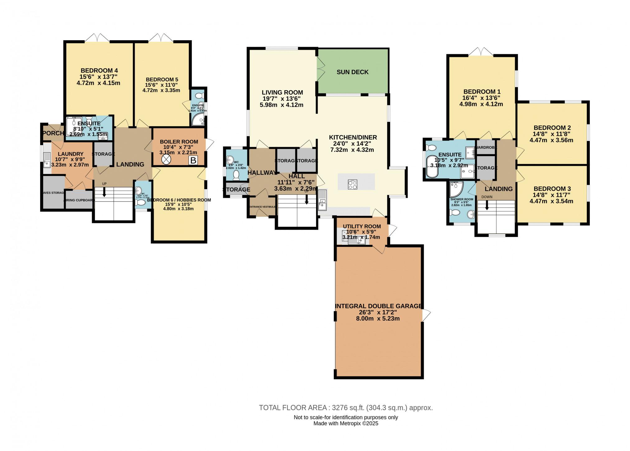 Floorplan - Arlington Lodge, Strathallan Road, Onchan IM3 1NN. - Plan 1 of 1